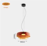 Nordic Simple Colorful Glass Restaurant Pendant Lamps For Bar Living Dining Room