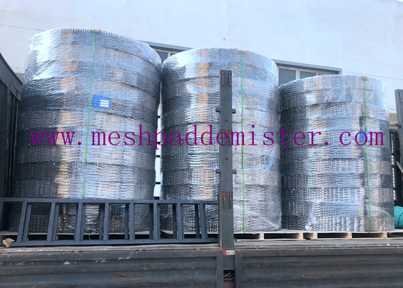 Custom Square 0.10mm Metal Structured Packing Double Fastening