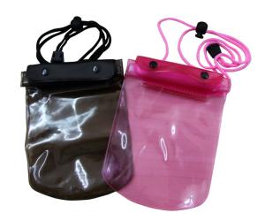 Quality 50C Transparent Waterproof cell phone bag adjust rope for swimming wholesale