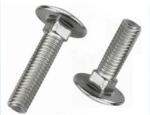 Hot Dipped Galvanized Carriage Bolts GB / T14 - 85 For Fastening Connections