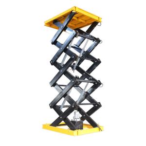 Quality Double Cylinder Scissor Lift Platform 5m 1000kg Electric Scissor Lift Table wholesale