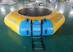 Commercial Water Games Inflatable Crocodile Water Trampoline With 0.9mm Pvc