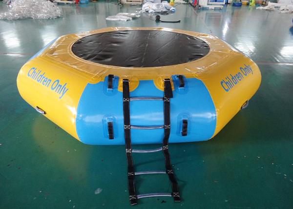 Commercial Water Games Inflatable Crocodile Water Trampoline With 0.9mm Pvc