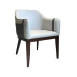 Unfixed 5 Year Guarantee for OEM Hotel Furniture Wood Armrest Chair in Dining