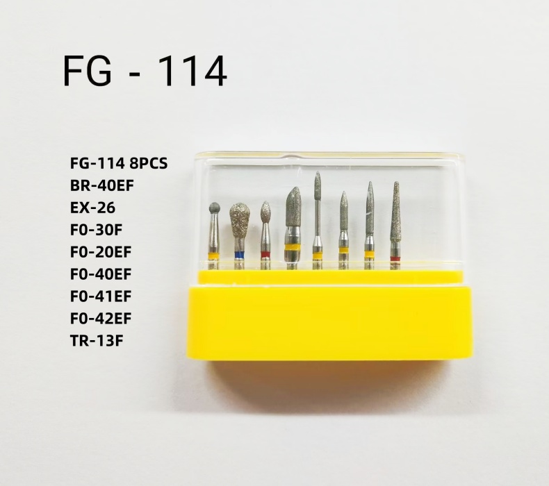 FG High Speed Polishing Rotary Bur Surgical Stainess Steel Dental Diamond Burs