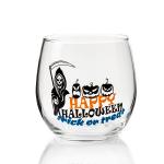 LFGB Certified Stemless Wine Glasses Custom Halloween Theme Glass Gift