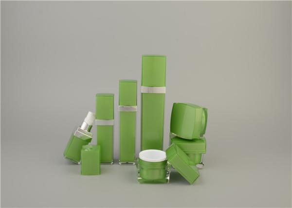 15ml 30ml 50ml 100ml Green Acrylic Lotion Pump Plastic Lotion Bottles Plastic