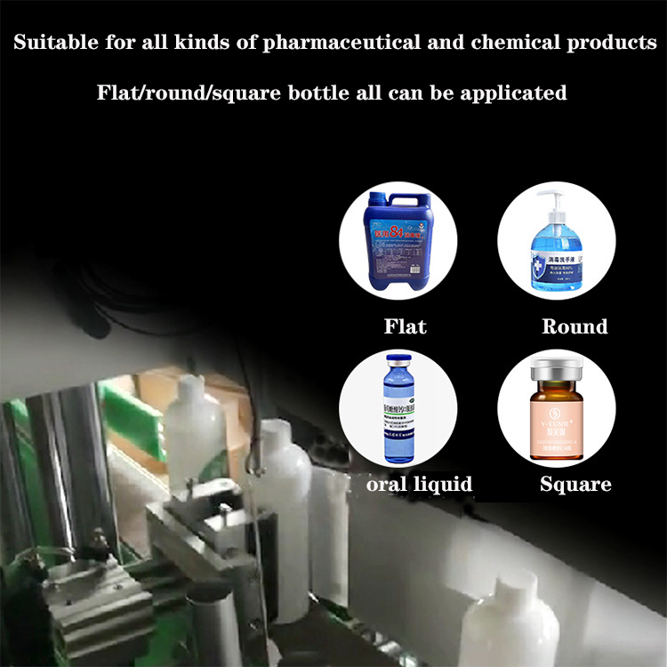 Labeling Machine for Commodity Customized Two Sides and Top Label Applicator Included