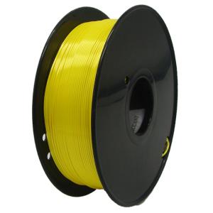 Quality yellow Flexible 0.2m 1kg / Roll PLA 3d Printer Filament wholesale