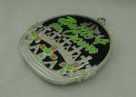 Zinc Alloy Die Casting Silver Martial Arts Medals 3D Medal 3.5 Inch