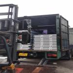 waterproof 1050 mm greywhite eps sandwich roof panel for K type prefabricated