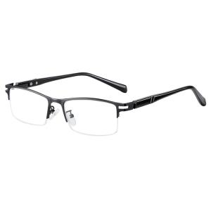 Quality Half Frame Anti Blue Light Portable Reading Glasses 141MM Minimize Headache wholesale