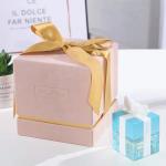 Square Velvet Jewelry Gift Box Xmas Packaging For Candles Cosmetic Perfume