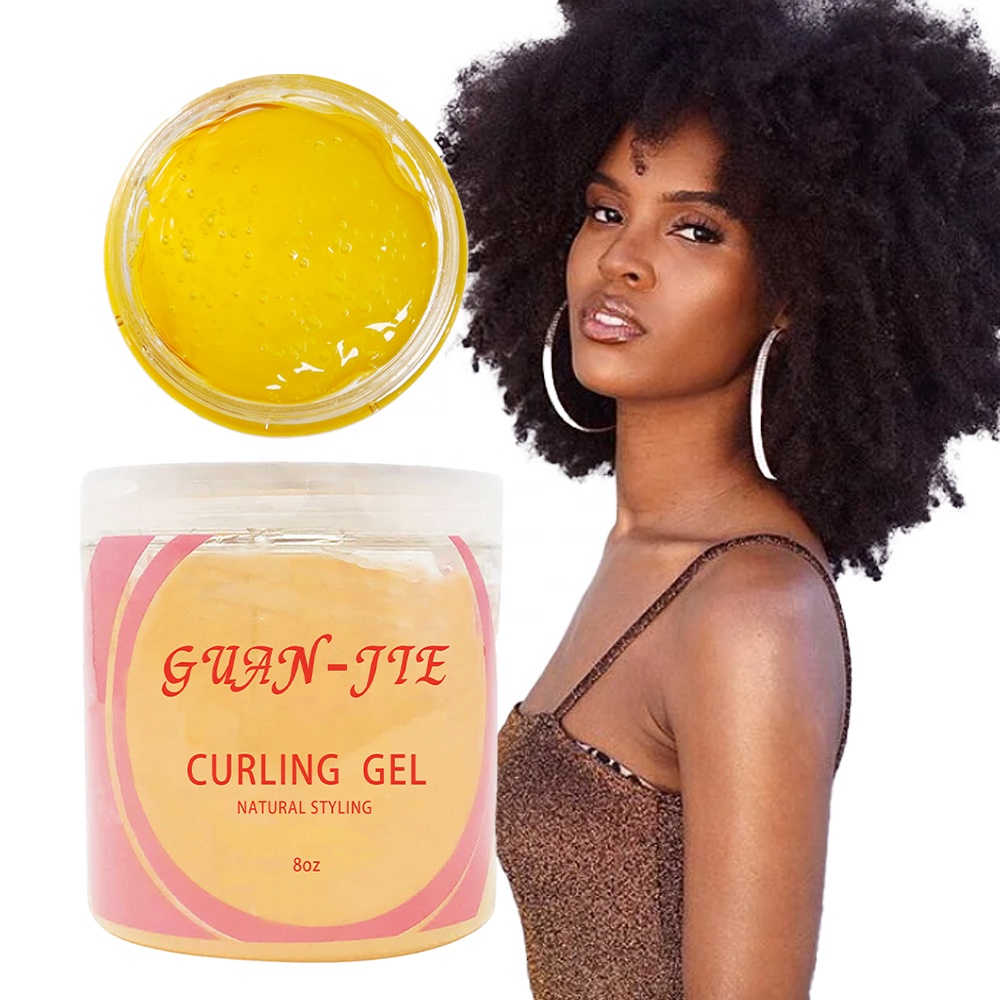 Custom Logo Black Women Braids Edge Control Curl Hair Styling Gel for Long Lasting Hold