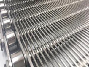 Quality SUS304/316 Stainless Steel Eye Link stainless mesh conveyor belt System with Chain Roller wholesale