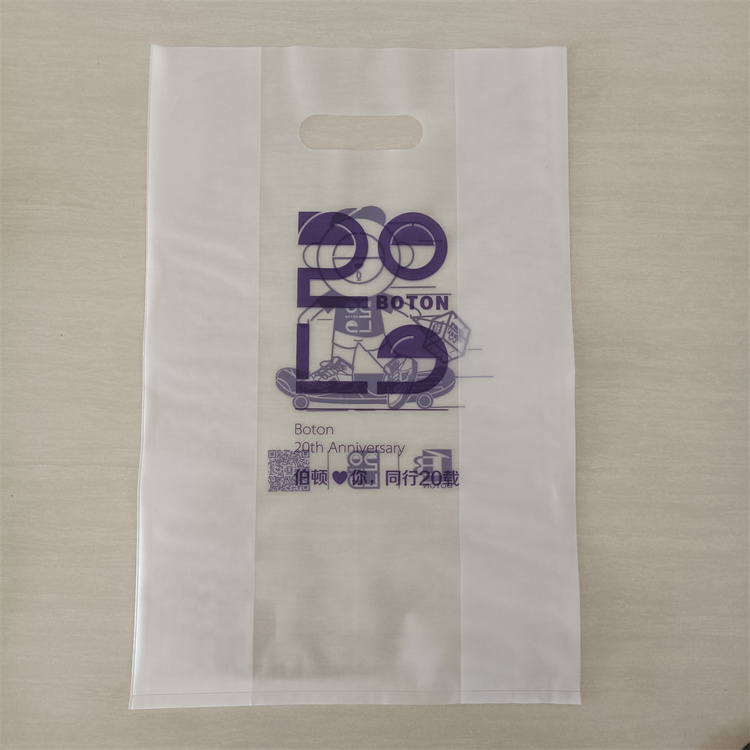 Transparent Handle Bag Hdpe Plastic Bag Die Cut Polybag ODM/OEM Printed Shopping Bags