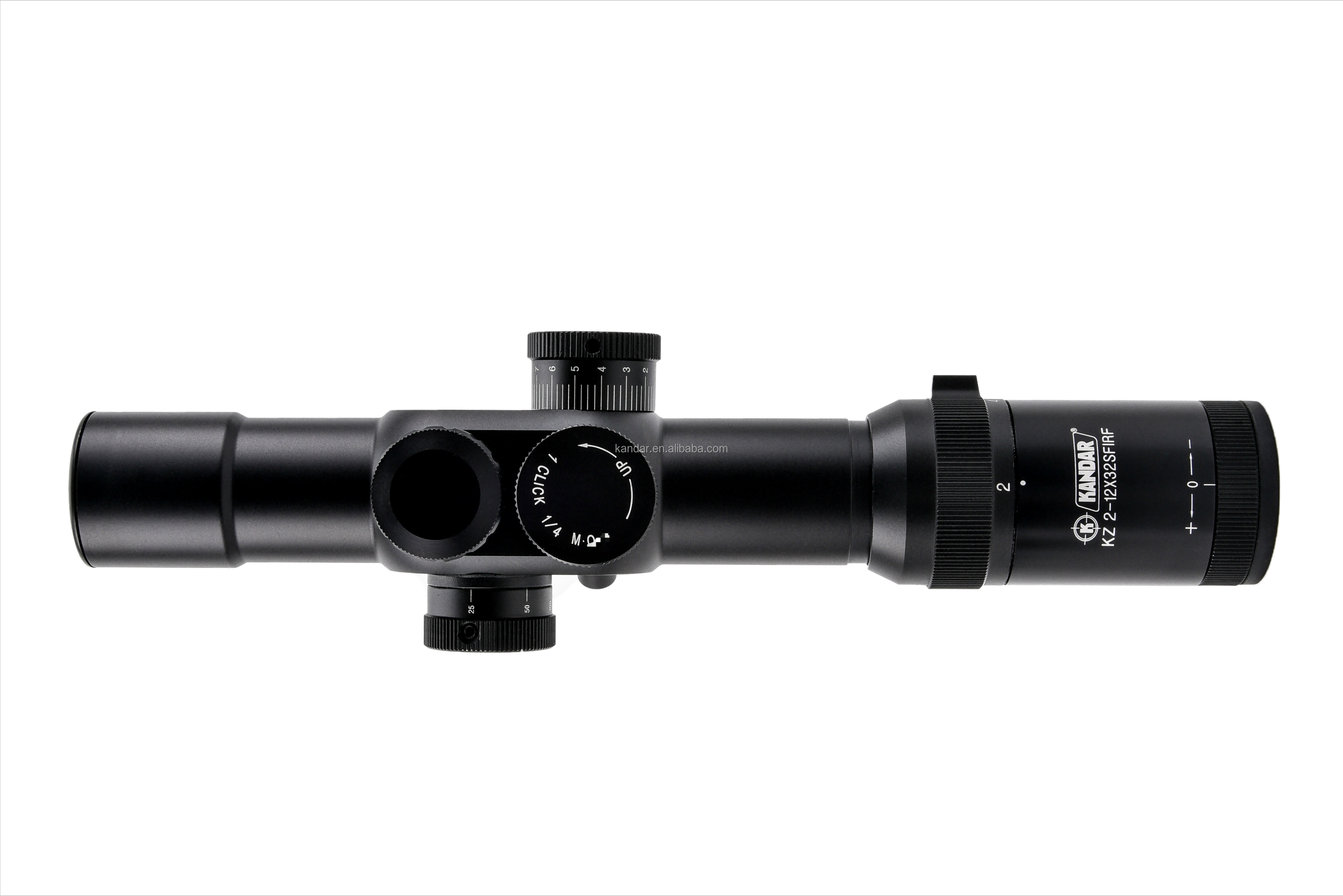 35mm KANDAR KZ 2-12x32 First Focal Plane Hunting Scope with Side Focus Glass Reticle