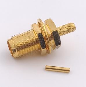 Quality Straight Sma Antenna Connector Female Pin Crimp For RG Cable wholesale