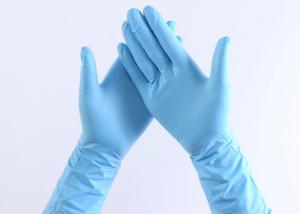Quality Blue Disposable Medical Gloves Health Beauty Salons And Food Use wholesale