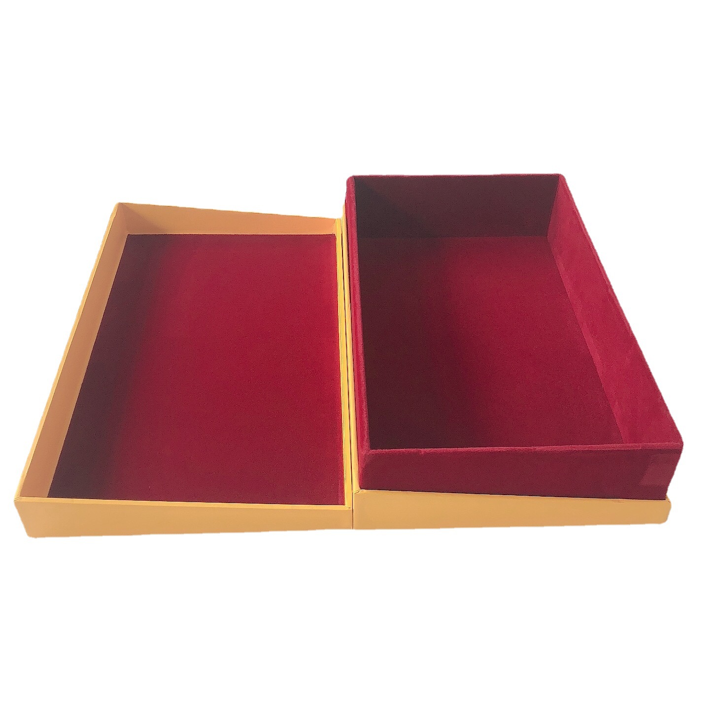Antiwear Rectangular Cardboard Box With Lid , EVA Flat Pack Cardboard Gift Boxes