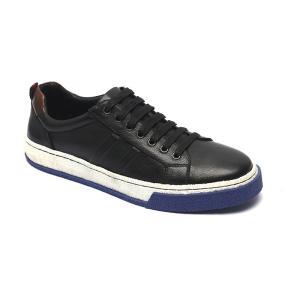 Quality OEM ODM Rubber Outsole Mens Leather Slip On Sneakers wholesale