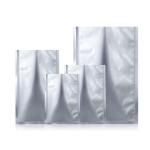 CE Kitchen Silver Aluminum Foil Bags Plat Type FDA Resealable Mylar Bags