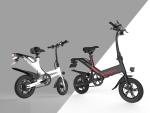 Tourism Electric City Folding Bike 12 Inch Aluminum Alloy Frame IP54 Waterproof