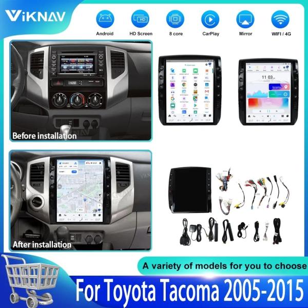 For 2005-2015 Toyota Takuma 12.1 Inch Touch Screen Car radio Navigation GPS