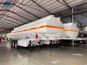 Quality 3 Axle 45000 Liter Oil Tank Semi Trailer Mechanical Suspension wholesale