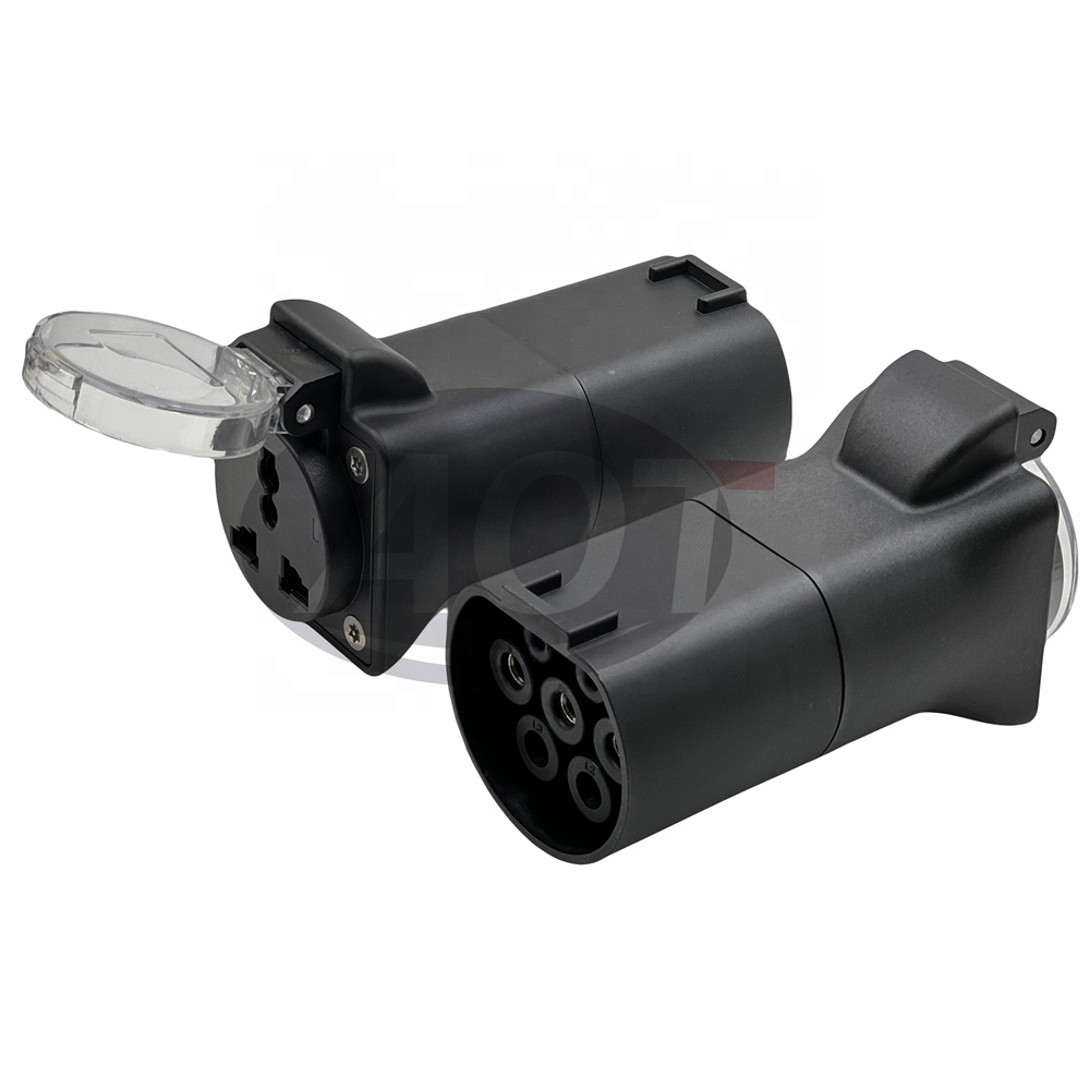 BLACK AOTAI V2L EV Adapter Type 2 Female to AC adapter for XPENG G9 BYD NIO car 16A current