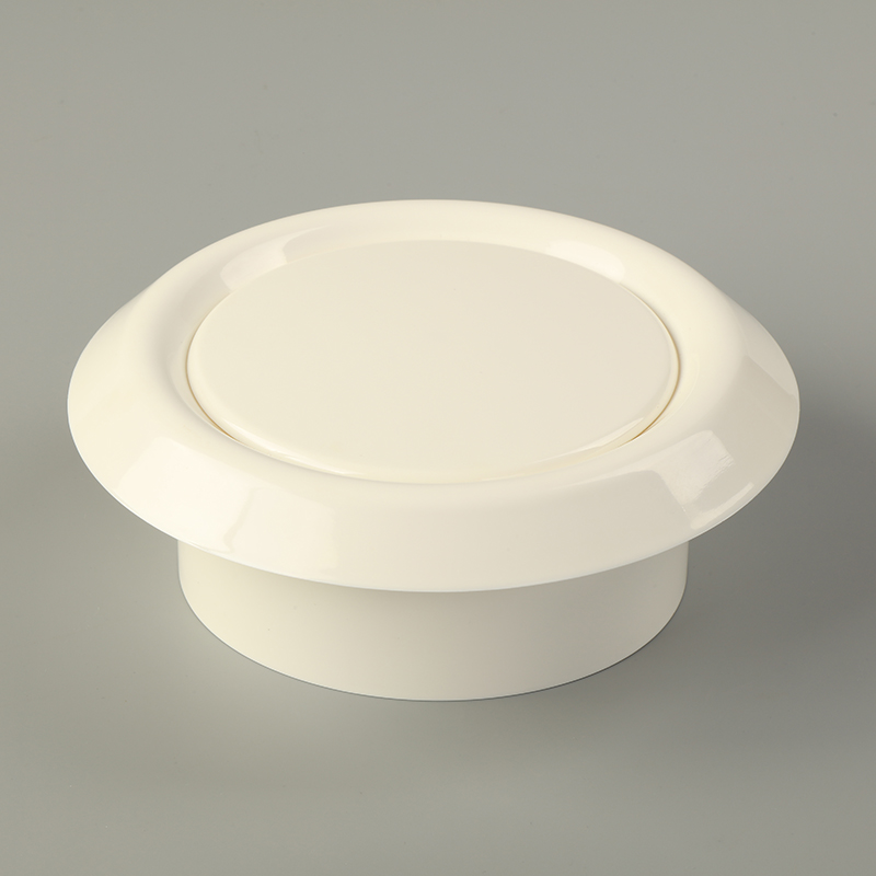 White 4-6 inches Customized Logo HVAC Plastic Air Exhaust/Supply Vent for Air Duct