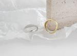 Lanciashow Unique 925 Solid Silver Jewelry Irregular Open Ring For Women