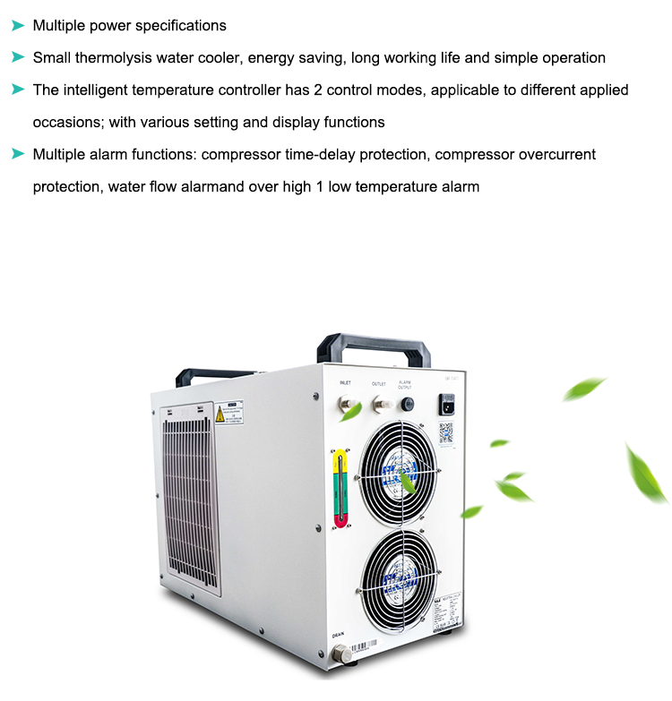 High Precision -0.3C CW-6000 Water Chiller Cooling for Environmental Friendly Cooling