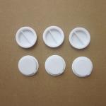 Money box, money bank diameter 3.5 cm ABS or HIPS lid toy parts shenzhen factory