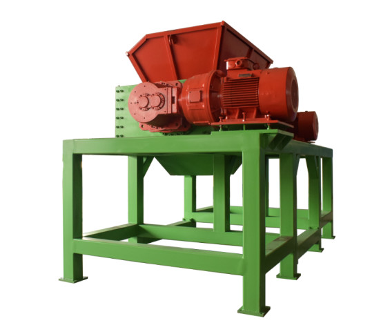 Double Shaft Shredder Metal Shredder PLC Control Metal Recycling Machine Double Shaft Scrap Metal Shredder