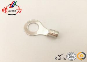 Quality Tinned Copper Ring Non Insulated Wire Terminals Bare Round Eyelet wholesale
