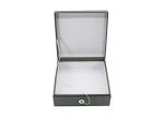 Square Shaped Paper Craft Gift Box Size 19 * 19* 7.7 CM With Rope Open Type