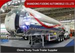 40cbm fuel tanker semi trailer , Stainless steel water tank semi trailer