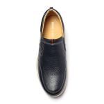 Rubber Outsole Leather Shoes Casual Mens Antiodor Antiskid