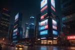 High Resolution Outdoor Fixed LED Display Easy Installations Outdoor LED Panel