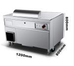 Commercial Silver Gas Teppanyaki Machine for Japanese Style Cooking