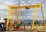 Electric Monorail Single Box Girder Gantry Crane Customized
