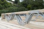 OEM/ODM Accepted Galvanized Metal Web Building System Roof Truss Joist for