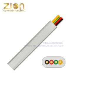 Quality 4 Way Flat Telephone Cable Indoor 4 Core White Unshielded Flat Hdpe Telephone Cable wholesale