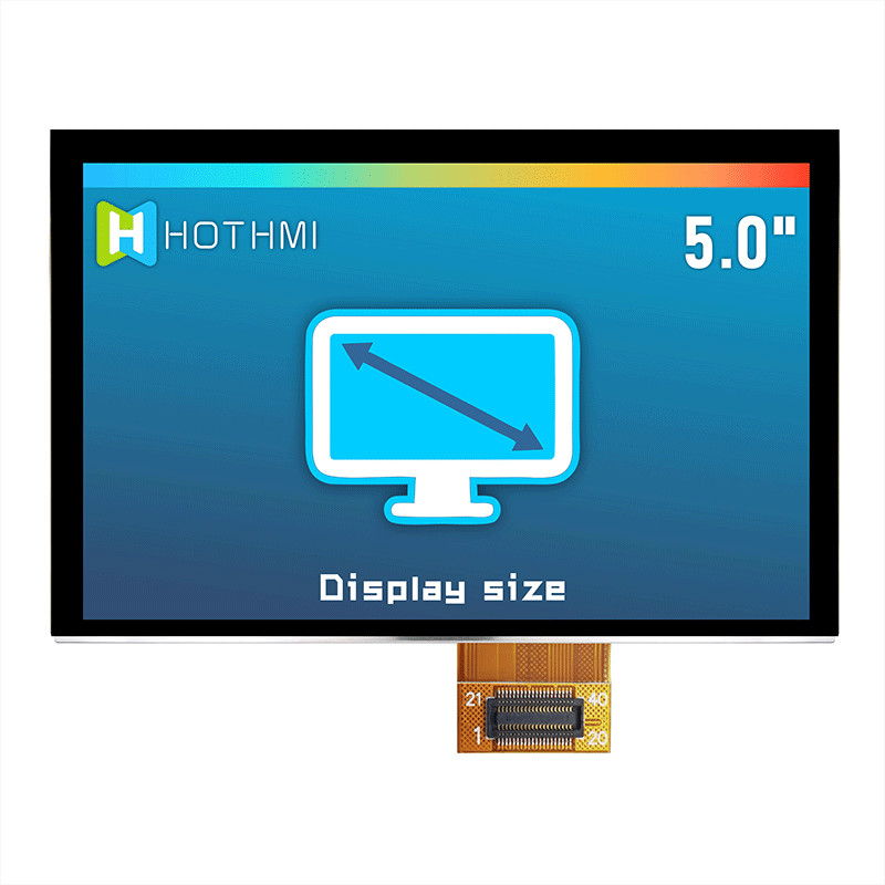 5" Inch Tft Lcd Capacitive Touch Sunlight Readable Display For Industrial Control