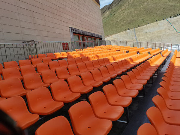 Temporary Grandstand Portable Outdoor Bleachers With Galvanized Steel Floor