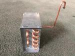 Flat Aluminium Finned Tube Heat Exchanger Condenser Coil Cooler