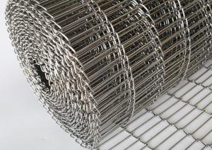 Quality 304 Stainless Steel Wire Mesh Chain Link Conveyor Belt For Chocolate Machine wholesale