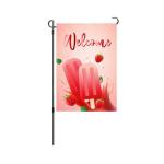 Double Sided Polyester Garden Banner Promotional Sublimation Heat Transfer