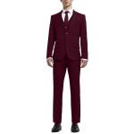 Black 2PCS Mens Tuxedo Suit Jacket And Trousers For Special Occasion Formal Wear